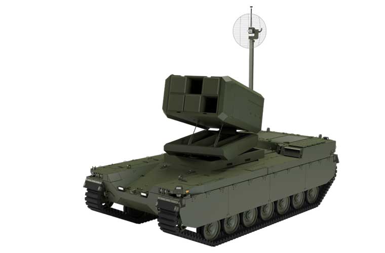 Type-X RCV can also be outfitted with a multi-canister launcher new defense technologies