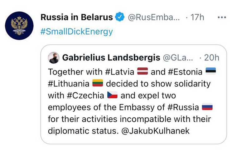 Belarus Tweet 
