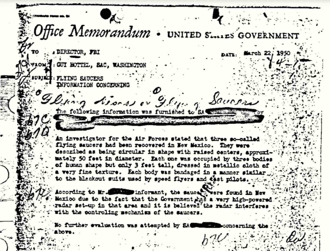 Famous Roswell UFO Incident Celebrates 75th Anniversary - The Debrief