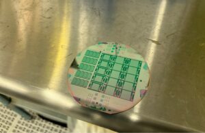 The MicroSparc chip's design includes pillars between Casimir cavities that collect tunneled electrons. Image credit: Casimir, Inc.