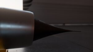 High-Mach Ramjet propulsion requires rapid air influx to enable combustion. Image Credit: Hermeus